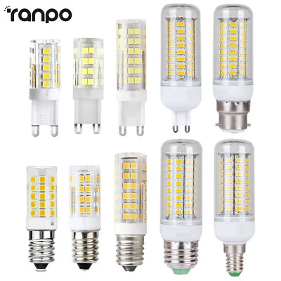 220V Mini LED Corn Light Bulbs E27 E14 G9 B22 5W 7W 8W 10W 12W 15W 5730 SMD Lamp - Image 1 of 4