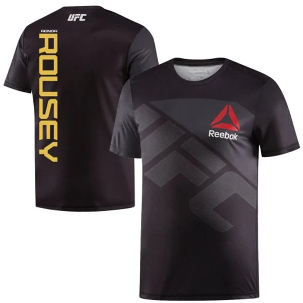 Authentic Reebok UFC MENS Ronda Rousey Champion Combat Jersey, UFC 207, T-shirt  - Image 1 of 1