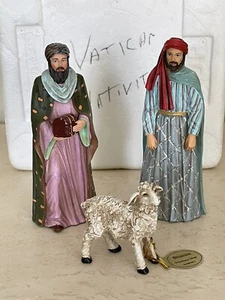 Hawthorne Village Krippensammlung König Melchior Hirte und SCHAFE 3 Teile! - Bild 1 von 9