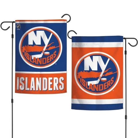 New NHL New York Islanders 2 Sided 12" X 18" Garden Flag Wincraft Indoor Outdoor Cover