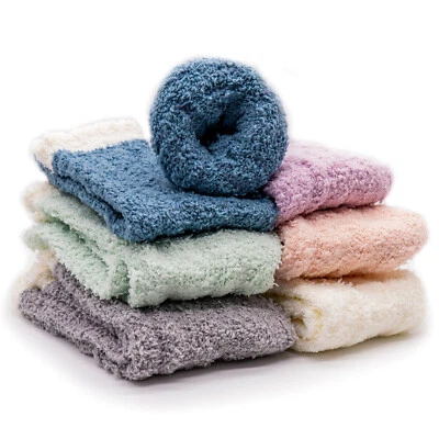 NETROX 6/3 Paar warme flauschige Kuschelsocken Socken Haussocken Damen Frauen Winter