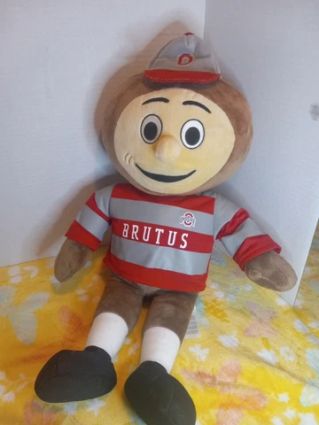 Build-A-Bear Workshop Ohio State Mascot Brutus 18" Plush Doll OSU Buckeyes NCAA Cover