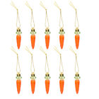 24 Pcs Dekoration Karotte-Anhänger Karottenform Schmücken