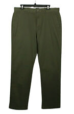 J Crew Men's Chino Pants 1040 Athletic-fit stretch Camp Green Size W 34 L 32