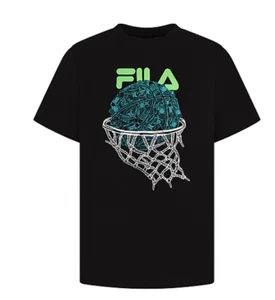 Fila Big Boys Crew Neck Short Sleeve Graphic T-Shirt - Picture 1 of 45