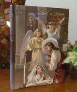 Messale Prima Comunione Bambina Gesù e Angeli Pagine Oro Dorato - Foto 1 di 1