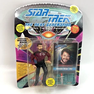 Star Trek The Next Generation Commander Modellino William T. Riker 1993 - Foto 1 di 12