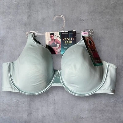 New Vanity Fair Convertible T-Shirt Bra Womens 40D Green Full Coverage Underwire - Image 1 of 4