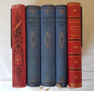 Alte dekorative Bücher 1895-1927 schöne Buchrücken Konvolut Sammlung Deko #158 - Bild 1 von 7