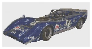 Lola T160 Car Cross Stitch Kit by Florashell - Picture 1 of 1