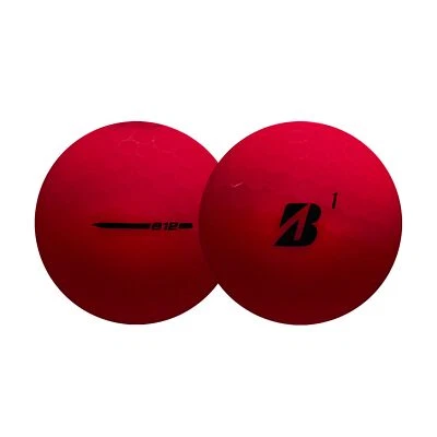 Bridgestone e12 Matte Red Used Golf Balls in Mint Condition, AAAAA Quality - Image 1 of 4
