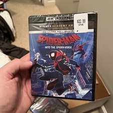 Spider-Man: Into the Spider-Verse (4K Ultra HD + Blu-Ray, 2018) New Sealed