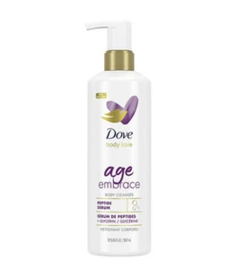 Limpiador corporal suero péptido Dove Body Love Age Embrace 17,5 oz - Imagen 1 de 7