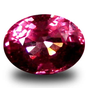 1.07 ct AAA+ Topnotch Oval Shape (7 x 5 mm) Pinkish Red Rhodolite Garnet - Picture 1 of 1