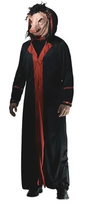 SAW Pig Adult Costume WITH Mask, Coat, & Gloves, Size S, NEW - Photo 1/4