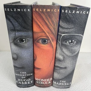 BRIAN SELZNICK Lot of 3 Gorgeous Hardcovers: Hugo Cabret, Wonderstruck, Marvels - Imagen 1 de 10