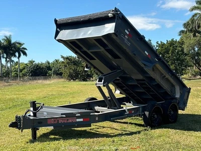 2025 Ed Trailers GDT83-BP T/A 14' Hydraulic Dump Equipment Trailer bidadoo - Image 1 of 4