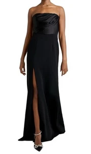 Cinq a Sept Damenkleid schwarz Estela Seitenschlitz Größe 8 - Bild 1 von 6