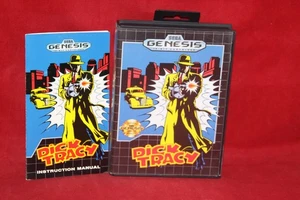 Case and Manual Only. Dick Tracy (Sega Genesis, 1991) Authentic Instruction Case - Picture 1 of 3