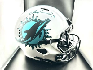 CASCO DE REPRESENTANTE LUNAR TAMAÑO COMPLETO FIRMADO POR LOS DELFINES DE MIAMI - 🔥🔥 CERTIFICADO DE AUTENTICIDAD RADTKE - Imagen 1 de 8