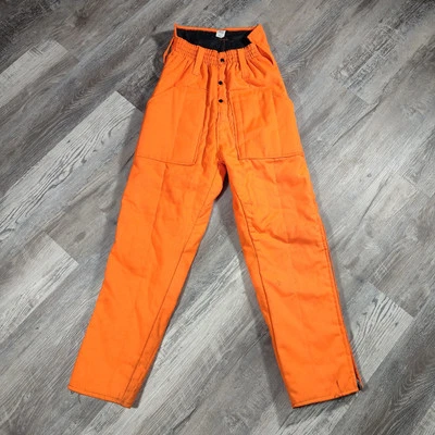 Pantalones de Caza De Colección Naranja Talla S Alta Visibilidad Aislados Cálidos Cremallera Piernas Foto 1 de 4