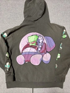 Dumbgood Invader Zim Mens Medium Hoodie Sweatshirt Oversized Medium - Picture 1 of 6