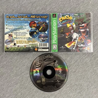 Crash Bandicoot Warped (Sony PlayStation 1, 1998) [Greatest Hits] PS1 Complete - Image 1 of 4