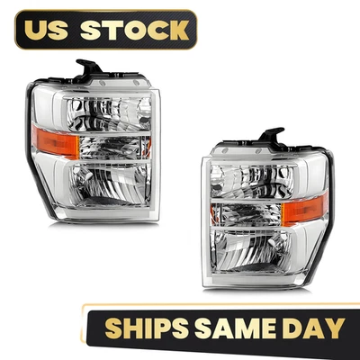 Faro halógeno para Ford E-250/E-350 Super Duty 2008-2018 con bombilla izquierda+derecha Foto 1 de 4