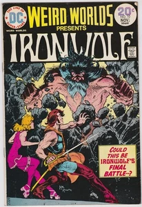 WEIRD WORLDS/IRON-WOLF #10, NOVEMBER 1974! FINE CONDITION! DC CLASSIC! - Picture 1 of 2