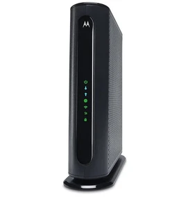 MOTOROLA MG7540 16x4 Cable Modem Plus AC1600 Dual Band Wi-Fi Gigabit Router - Picture 1 of 5