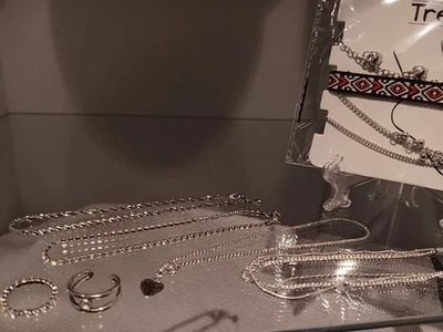 10tlg. Konvolut Modeschmuck für Füße Fußkettchen Fußringe Anklet Glitzer - Bild 1 von 4