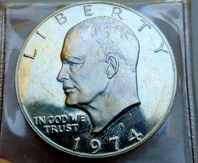 1974-S Proof IKE $1, 40% Silver - Image 1 of 4