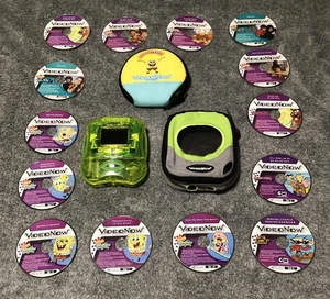 2004 Video Now Color FX Personal Video Player Green + Case + 14 Discs BUNDLE - Picture 1 of 8