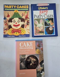 Baker's Easy Cut-Up Party Cakes,Party Cakes-50 Cakes to Decorate+Cake Decorating - Picture 1 of 18