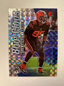 2020 Mosaic Myles Garrett Blue Chips #BC8 Silver Mosaic Prizm Cleveland Browns - Picture 1 of 2