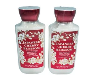 Lot of 2 Bath & Body Works Japanese Cherry Blossom Super Smooth Body Lotion - Picture 1 of 1