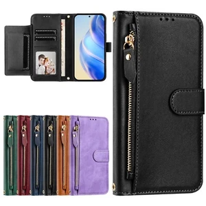 For Motorola Moto G40 10 51 Magnetic Zipper Card Wallet Shockproof Phone Cover - Picture 1 of 91