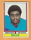 Ahmad Rashad Buffalo Bills 1974 Topps #105 recrue RC Oregon Ducks 4Y