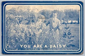 1911 You Are A Daisy Couple Dating Courting Romance Postcard Cumberland MD - Picture 1 of 2