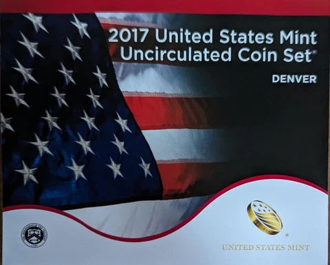 2017 D Uncirculated Coin Set 10 Coins United States Mint DENVER w/ COA Cover