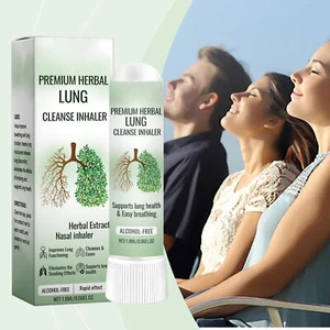 Lung Mucus Cleansing Inhaler Natural Nasal Inhaler Safe Body Cleansing Roller - Picture 1 of 12
