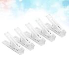  10 Pcs Clothes Rack Heavy Duty Clothespins for Laundry Clear Hangers