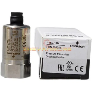 1PCS New For EMERSON Pressure Sensor PT5N-18M 0...18 bar IN : 7...33 V DC - Picture 1 of 1
