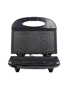 Paok FC Gruppe Electric Toaster In Black Kitchen Sandwich Maker New - Picture 1 of 4