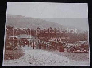 Gang Hideway Vintage Automobiles Sepia Card Photo Lab Reprint - Picture 1 of 1
