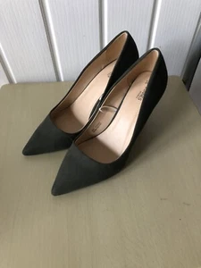 Khaki Stiletto Heel Shoes Size 5 - Picture 1 of 6