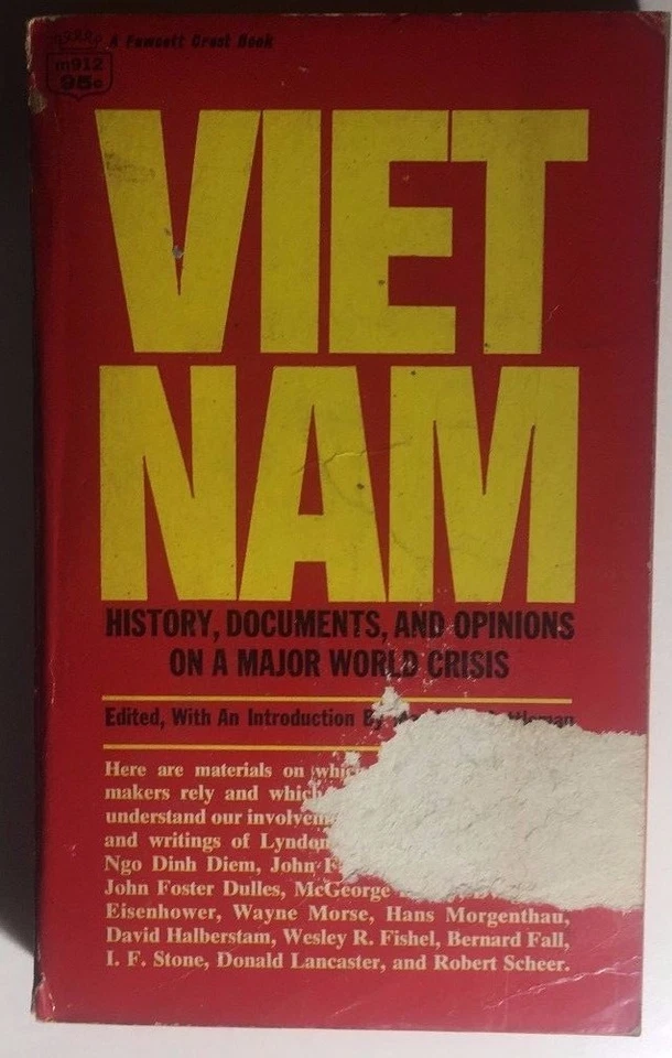 VIETNAM History Documents Opinion by Marvin E. Gettleman (1966) Fawcett Crest pb - Image 1 of 1
