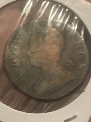 counter stamp 1746-1754 Great Britain [George II] 1 Farthing  (KM-581.2) Copper - Image 1 of 2