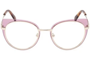 Emilio Pucci EP 5220 080 Klar Lila Cat Eye Metall Brille Brillengestell 51-19-140 - Bild 1 von 2