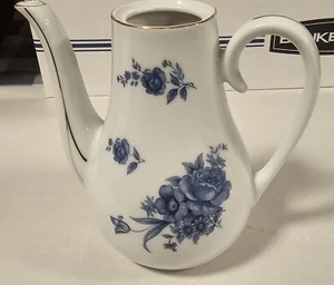Elegante tetera floral YAMAKA Japón China detalles dorados - Imagen 1 de 7
